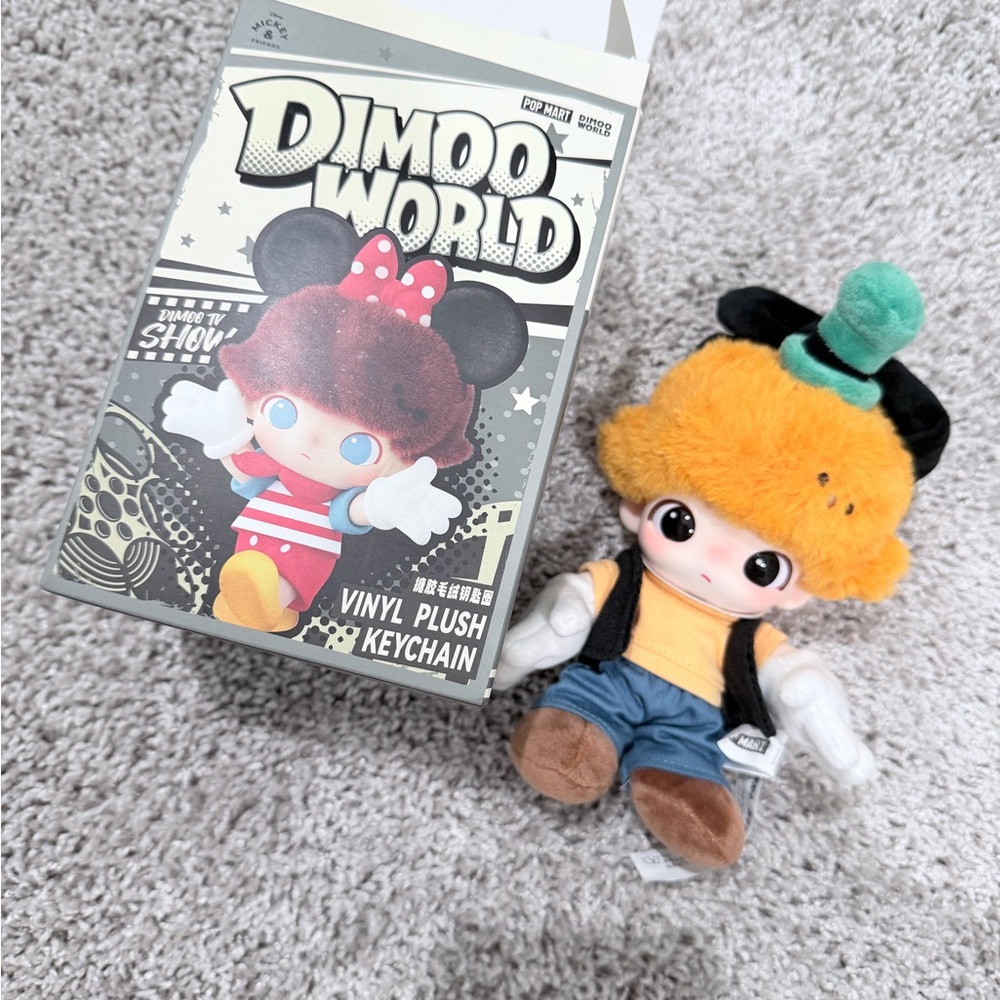 Popmart Dimoo World Plush Keychain - Goofy’s Prank
